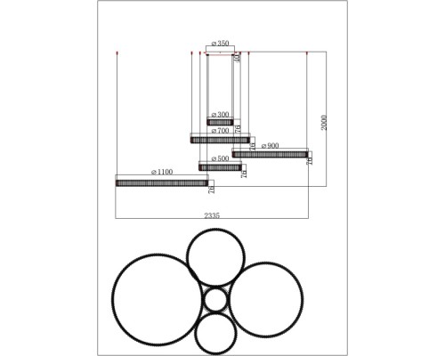 Подвесной светильник Renata 1135/17 SP-195 Divinare