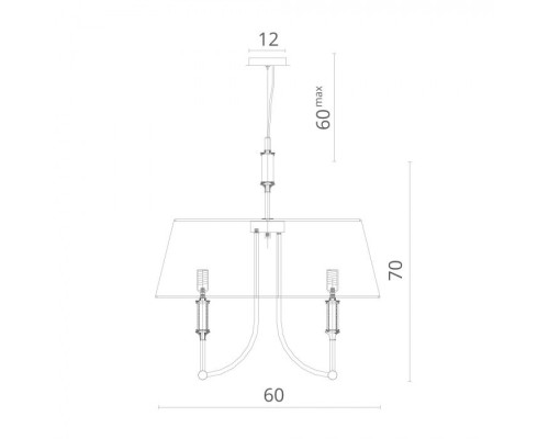 Подвесная люстра Sorpresa 1167/01 SP-6 Divinare