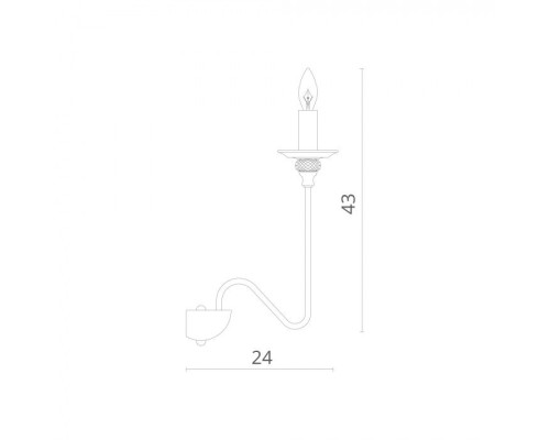 Бра Atlanta 1201/02 AP-1 Divinare