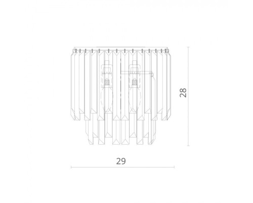 Настенный светильник Nova 1223/02 AP-2 Divinare