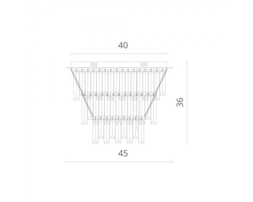 Потолочная люстра Nova 1223/02 PL-5 Divinare