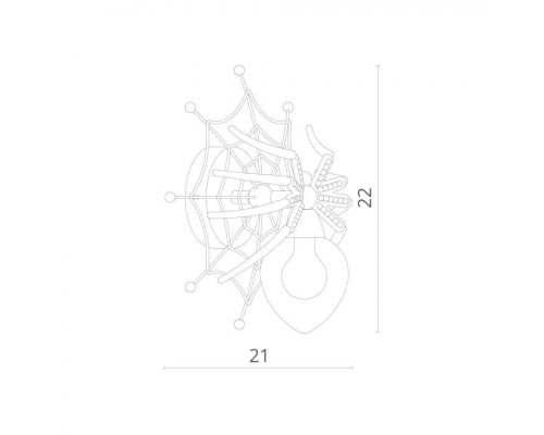 Бра Ragno 1308/02 AP-1 Divinare