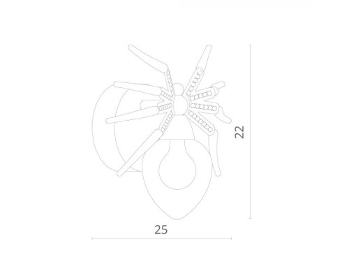 Бра Ragno 1309/02 AP-1 Divinare