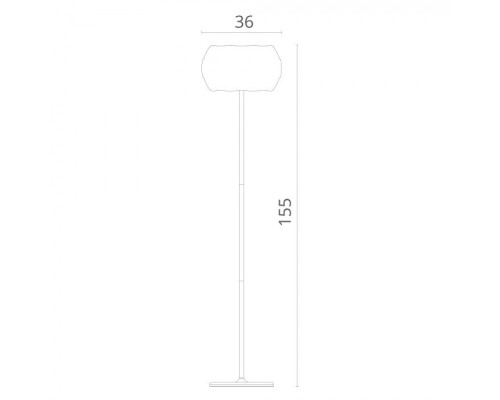 Торшер Beata 1317/01 PN-3 Divinare