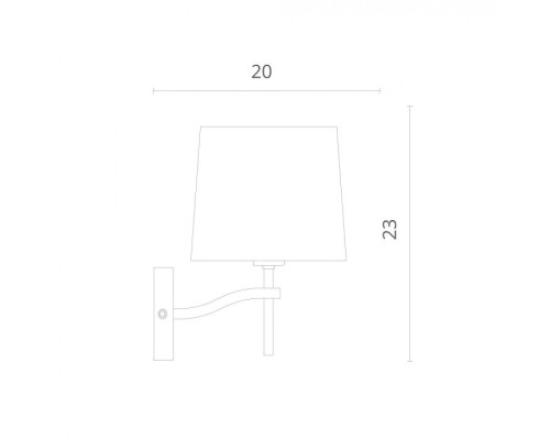 Бра Soprano 1341/02 AP-1 Divinare