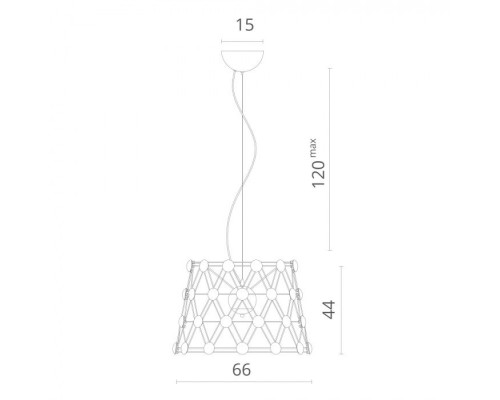 Подвесной светильник Cristallino 1608/02 SP-48 Divinare