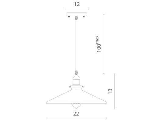 Подвесной светильник Delta 2000/04 SP-1 Divinare