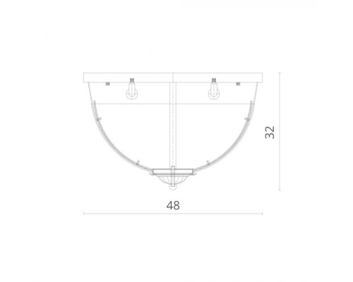 Потолочная люстра Sfera 2017/24 PL-3 Divinare