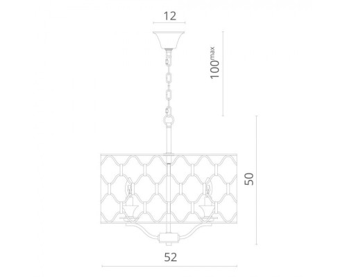 Подвесной светильник Dunkan 2021/04 LM-5 Divinare