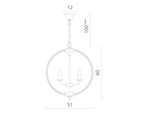 Подвесной светильник Della 2023/02 SP-6 Divinare
