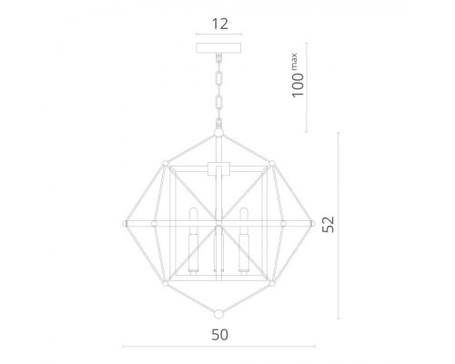 Подвесной светильник Odin 2540/26 SP-4 Divinare