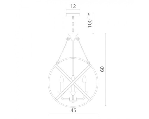 Подвесной светильник Tor 2633/04 SP-3 Divinare