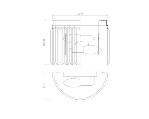 Бра Nova Cognac 3002/06 AP-2 Divinare