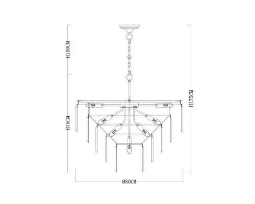 Подвесная люстра Nova Cognac 3002/06 SP-18 Divinare
