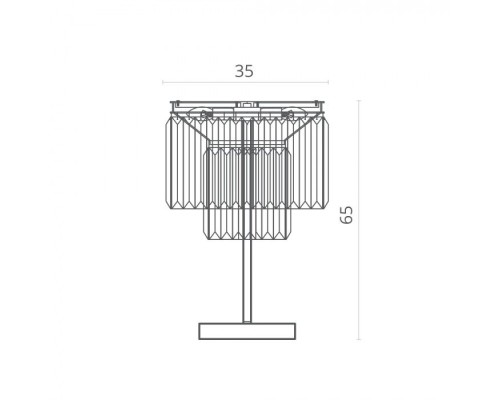 Настольная лампа Nova Cognac 3002/06 TL-3 Divinare