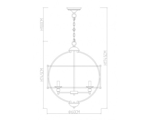 Подвесная люстра Campo 3004/02 SP-5 Divinare