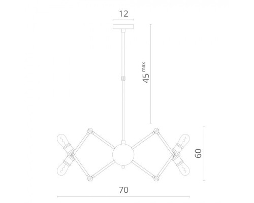 Подвесной светильник Formica 3037/03 SP-12 Divinare
