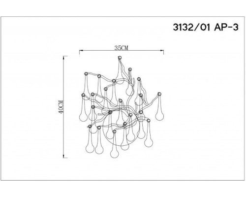 Бра Salice 3132/01 AP-3 Divinare