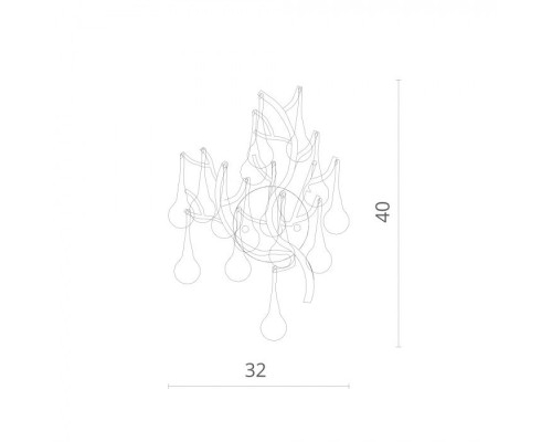 Настенный светильник Salice 3132/16 AP-2 Divinare