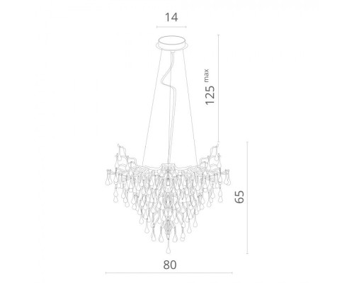 Подвесная люстра Salice 3132/26 SP-9 Divinare