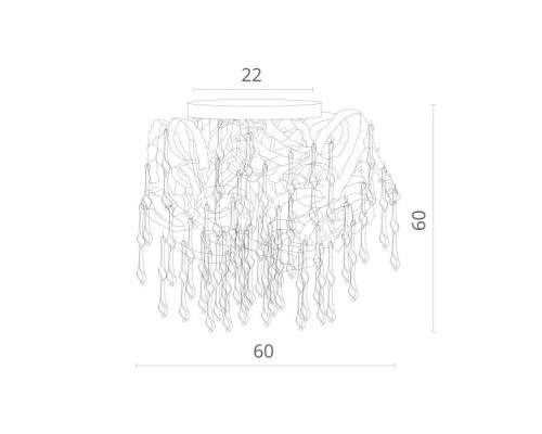 Потолочная люстра Salice 3150/02 PL-6 Divinare
