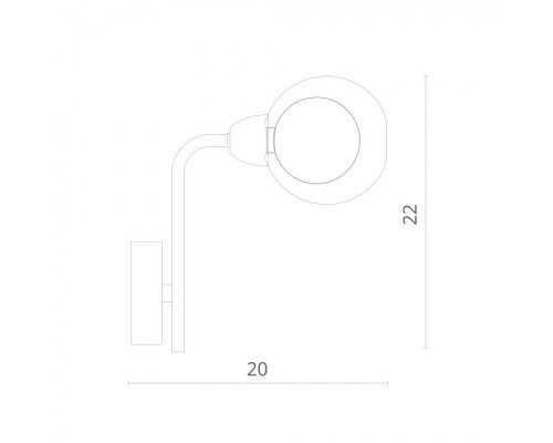 Бра Dallas 3360/15 AP-1 Divinare