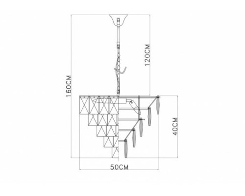 Подвесная люстра Chara 3508/02 LM-6 Divinare