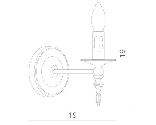 Бра Eterno 4043/04 AP-1 Divinare