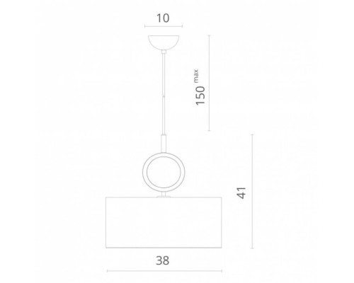 Подвесной светильник Contralto 4069/02 SP-1 Divinare