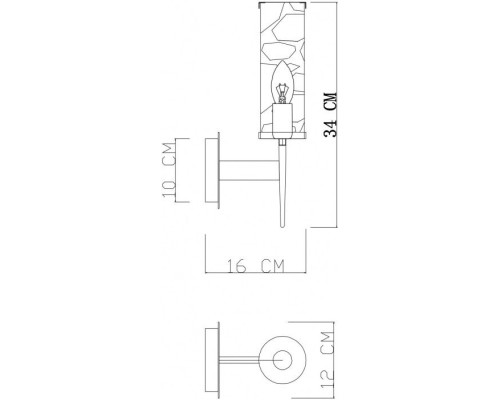 Бра Sham 4505/17 AP-1 Divinare