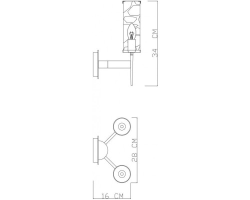 Бра Sham 4505/17 AP-2 Divinare