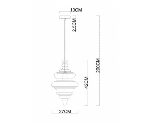 Подвесной светильник Maumee 5000/17 SP-1 Divinare