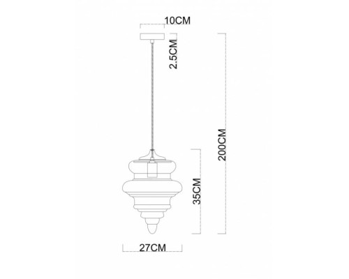 Подвесной светильник Maumee 5001/02 SP-1 Divinare
