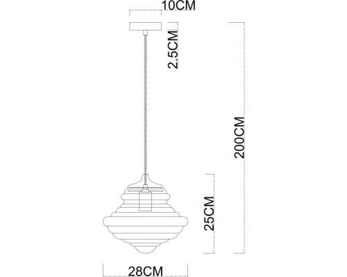 Подвесной светильник Maumee 5002/02 SP-1 Divinare