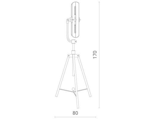 Торшер Cottero 5002/05 PN-5 Divinare