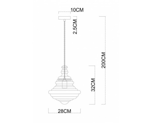 Подвесной светильник Maumee 5003/02 SP-1 Divinare