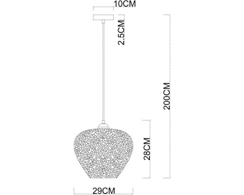 Подвесной светильник Capriccio 5004/02 SP-1 Divinare