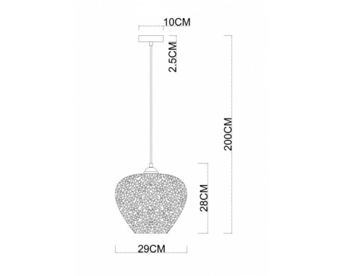 Подвесной светильник Capriccio 5004/17 SP-1 Divinare
