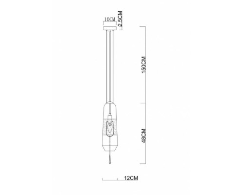 Подвесной светильник Lich 5012/06 SP-1 Divinare