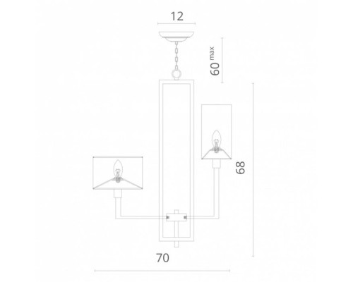 Подвесная люстра Porta 5933/01 LM-8 Divinare