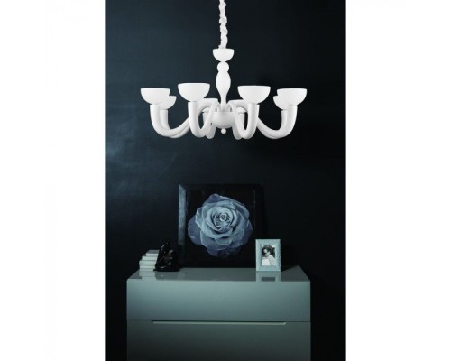 Подвесная люстра Bianca-nero 7091/01 LM-8 Divinare