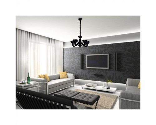 Подвесная люстра Bianca-nero 7091/04 LM-5 Divinare