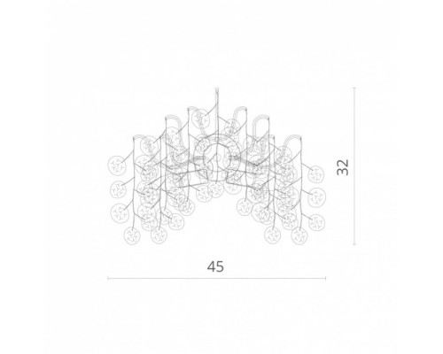 Настенный светильник Spumante 7288/26 AP-2 Divinare
