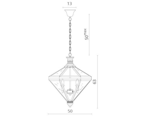 Подвесной светильник Cono 7400/02 SP-4 Divinare