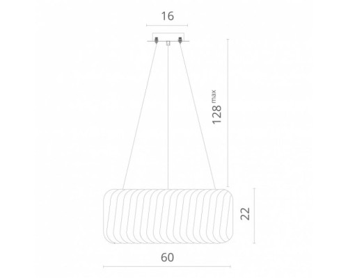 Подвесная люстра Megan 7568/18 LM-9 Divinare