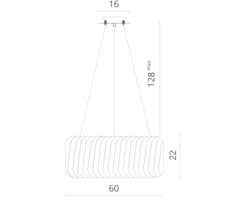 Подвесная люстра Megan 7568/02 LM-9 Divinare