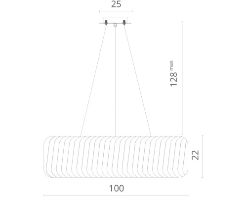 Подвесной светильник Megan 7568/02 SP-12 Divinare