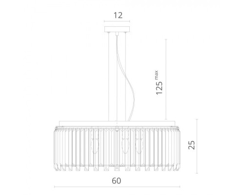 Подвесная люстра Norman 9981/02 SP-5 Divinare