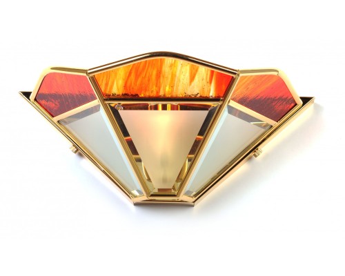 Бра  1007/1Appl-Base Satinato M+Ambra Doge Luce