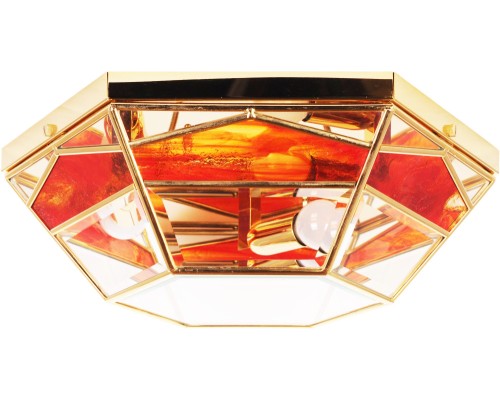 Потолочная люстра  1007/3PL-B.CRISTALLO M+ROSSO Doge Luce